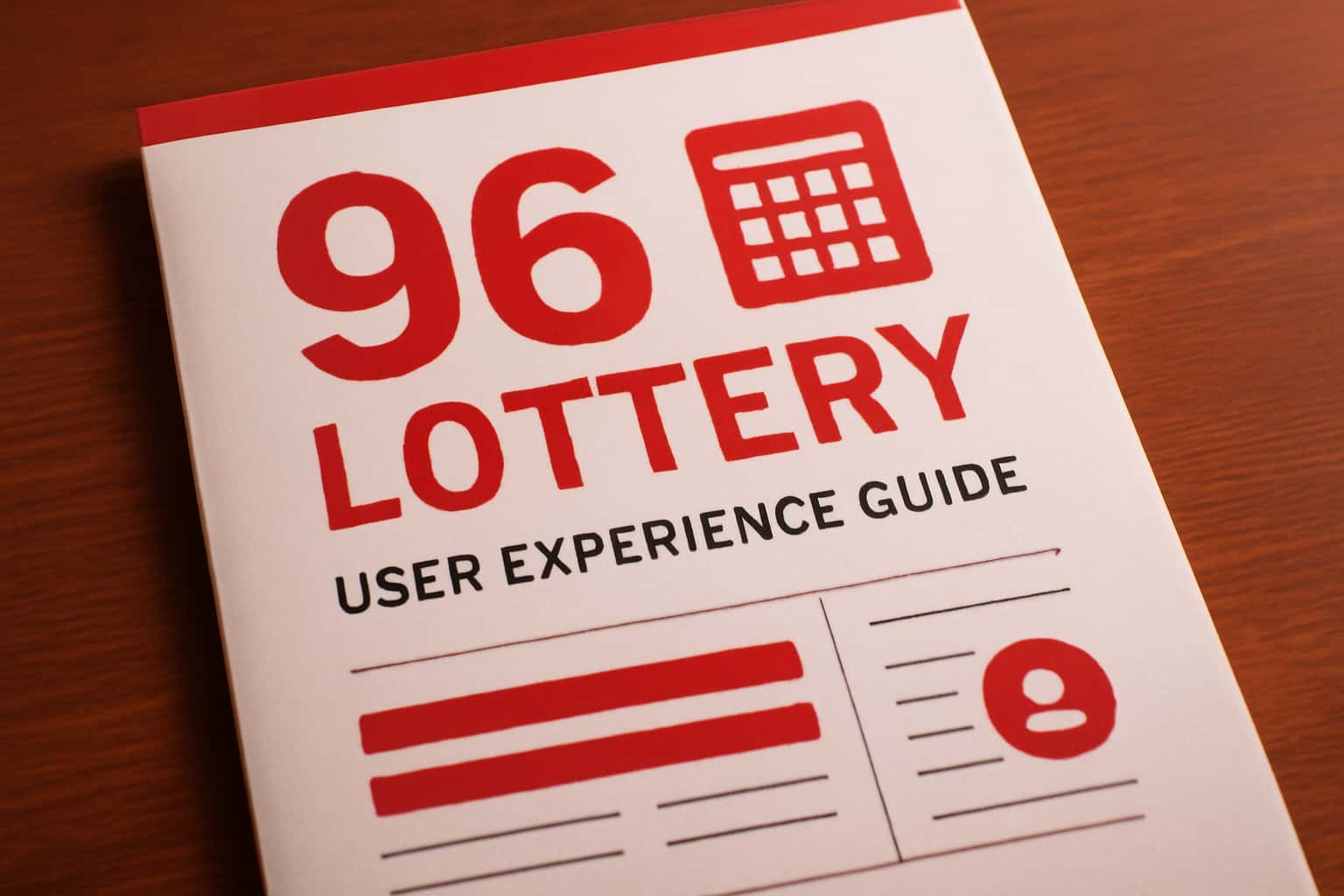 An informative representation of the 96 Lottery User Experience Guide.