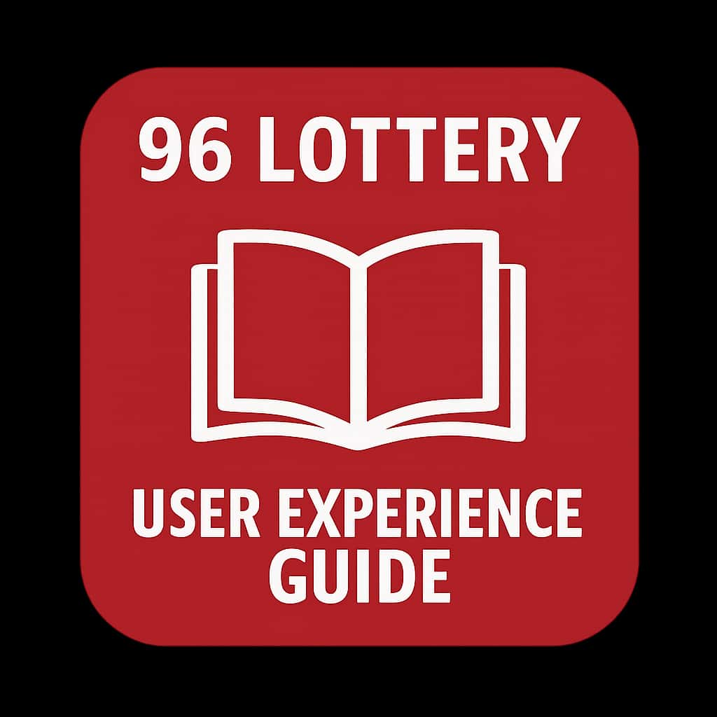 A professional icon representing the 96 Lottery User Experience Guide.