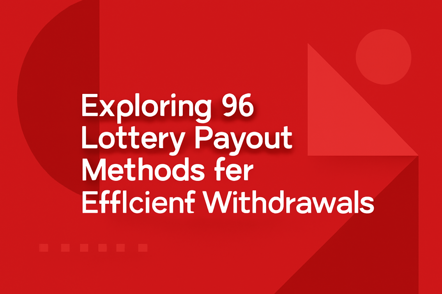 A neutral scene depicting information about the updates in the 96 Lottery app.