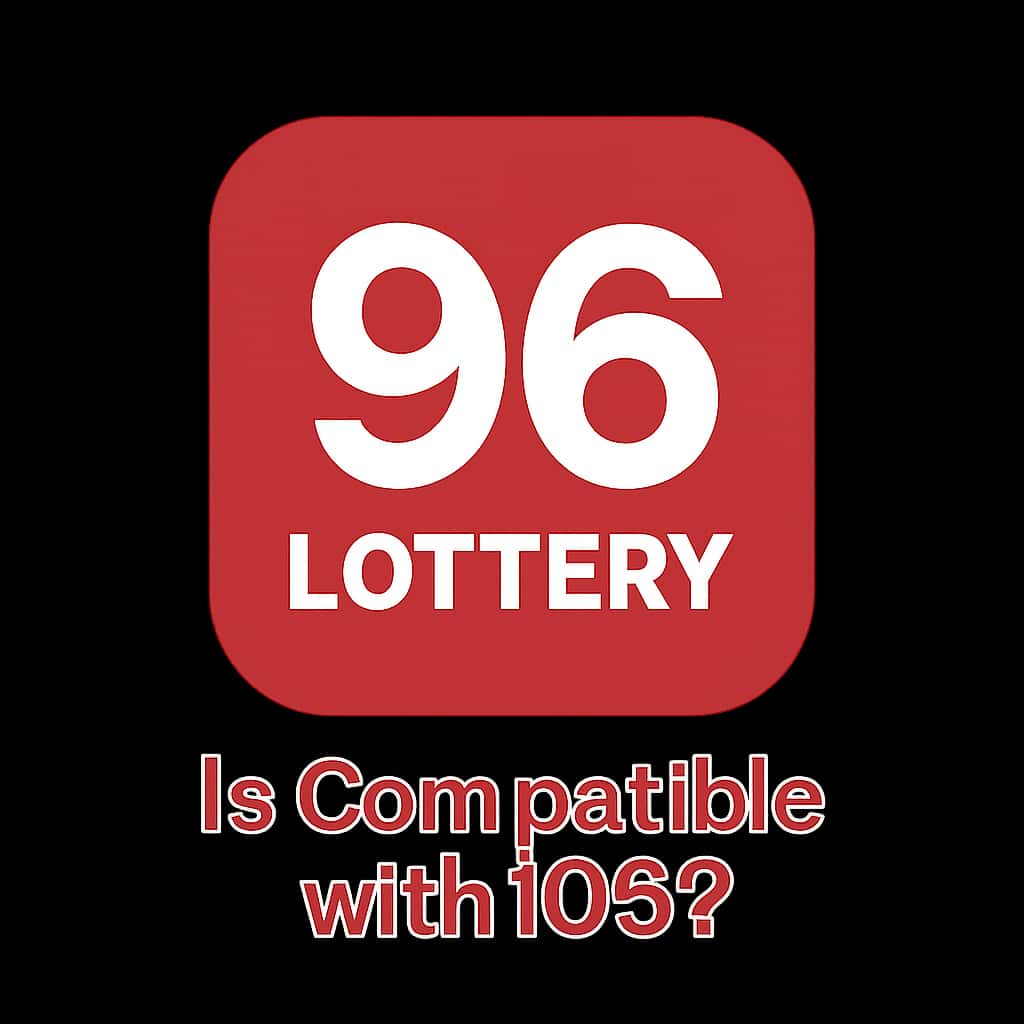 Icon representing 96 Lottery compatibility with iOS devices.
