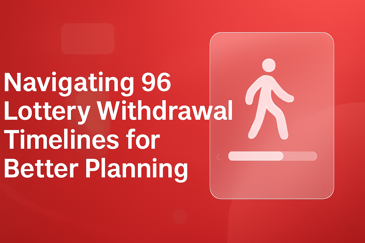 An informative representation of the 96 Lottery User Experience Guide.