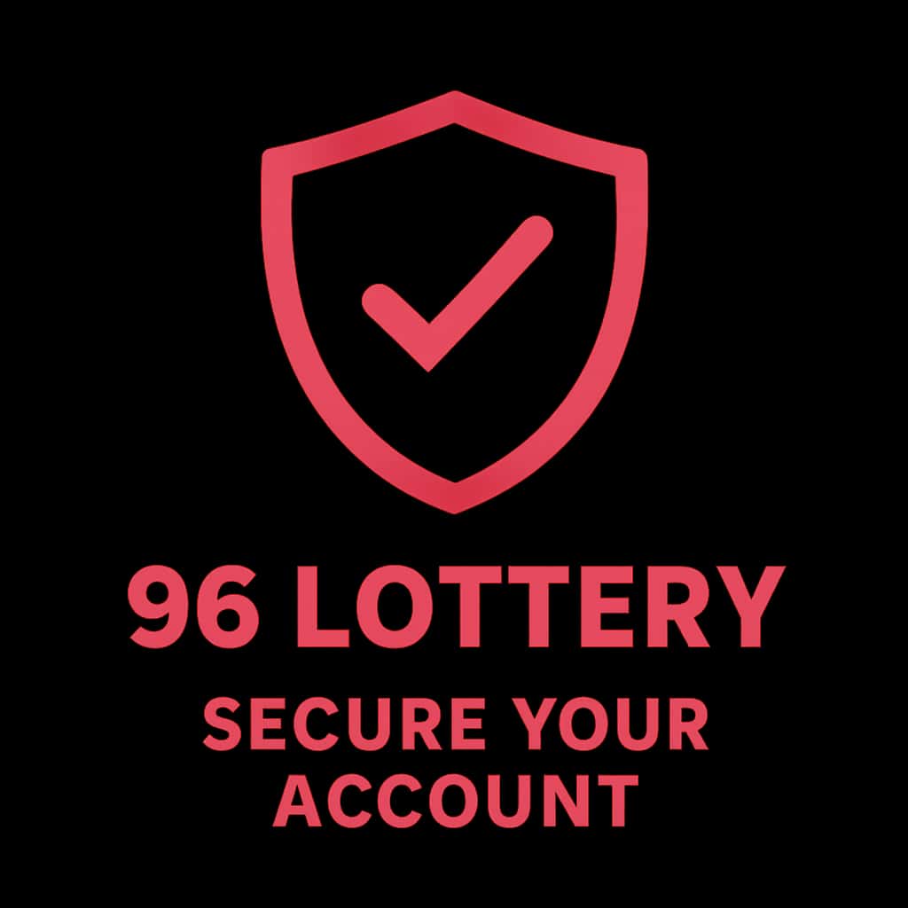 A professional icon representing the security of the 96 Lottery Account.