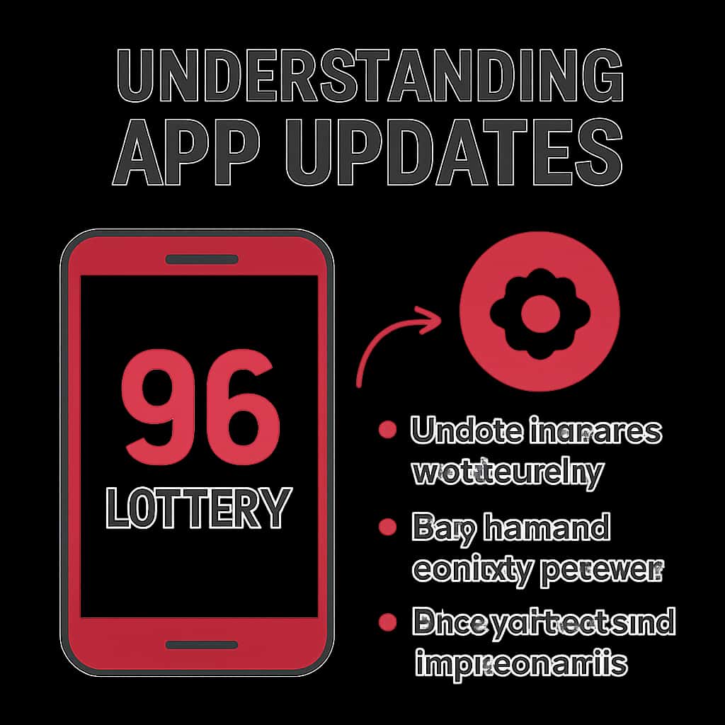 An educational diagram related to the updates in the 96 Lottery app.