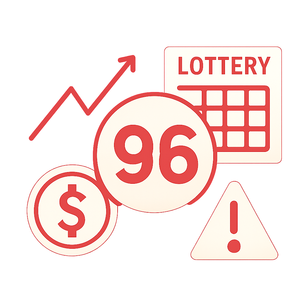 A professional icon representing the 96 Lottery User Experience Guide.
